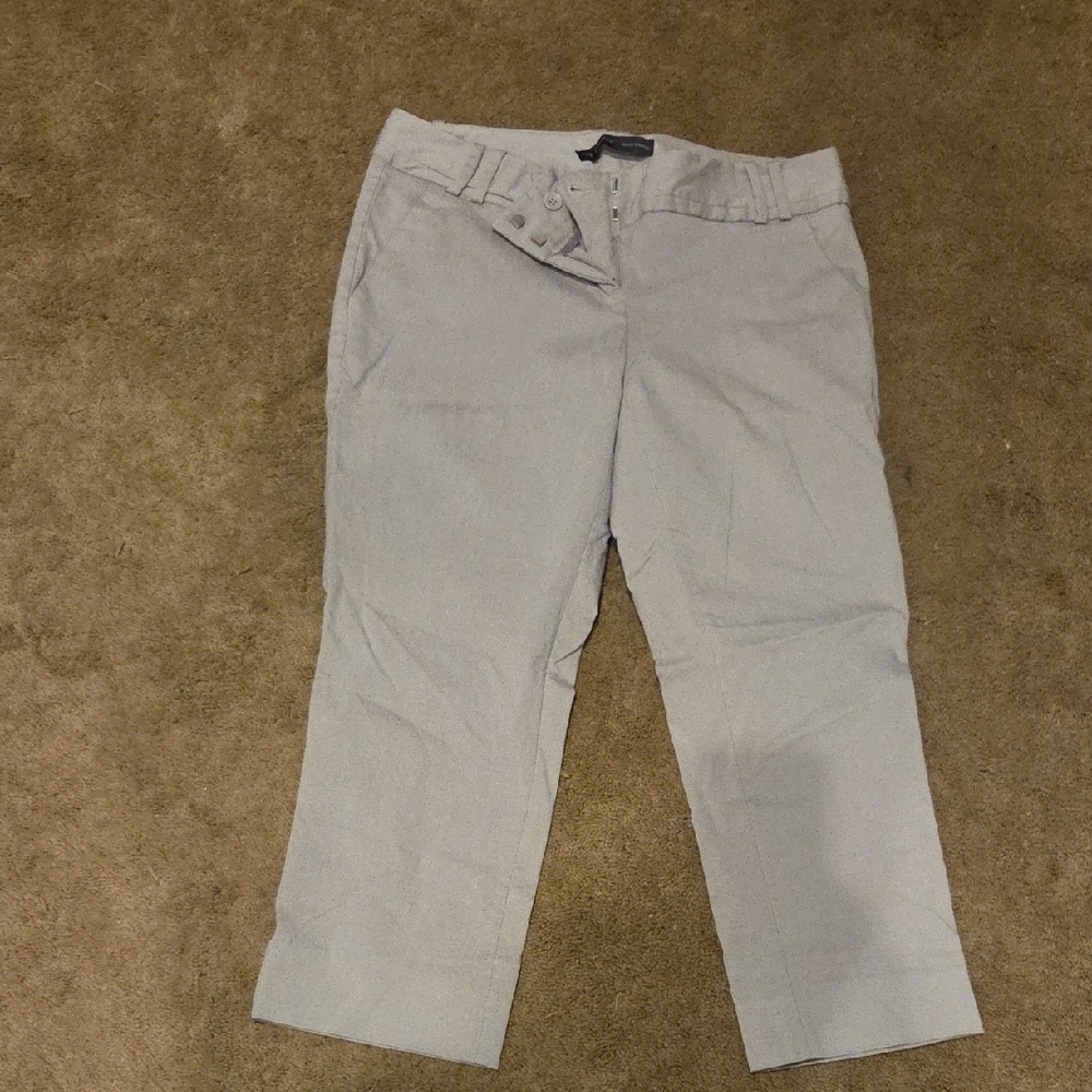 The Limited Exact Stretch Gray Cropped Pants